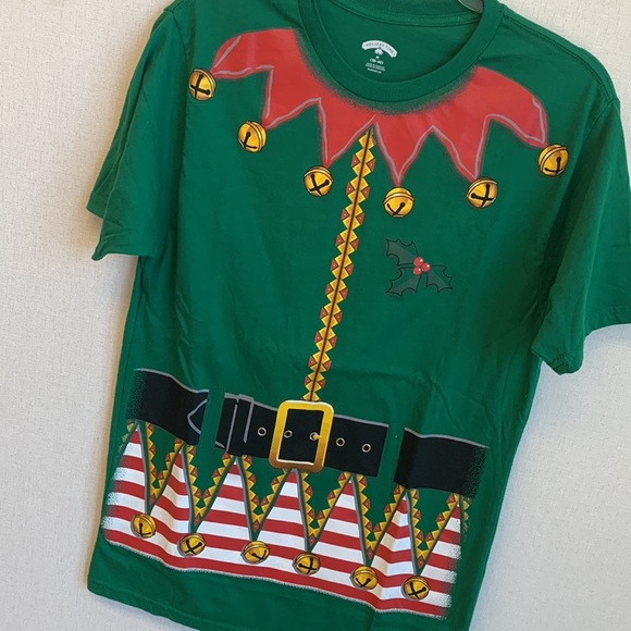 Holiday Time Elf Tee • Sz M - Picture 2 of 9